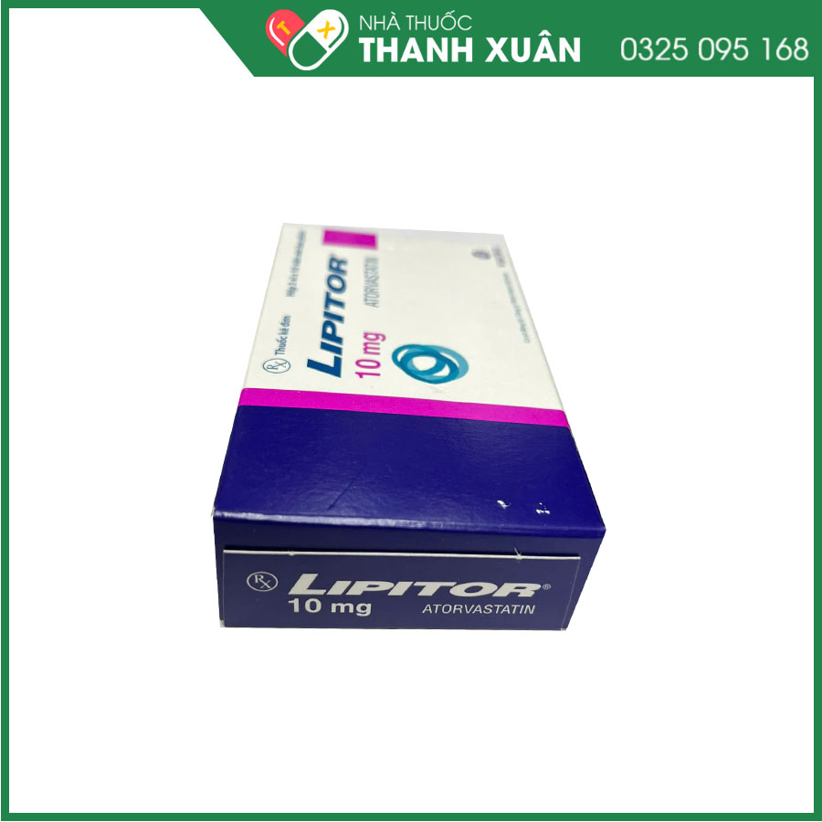 Thuốc Lipitor 10mg  Pfizer điều trị tăng Cholesterol